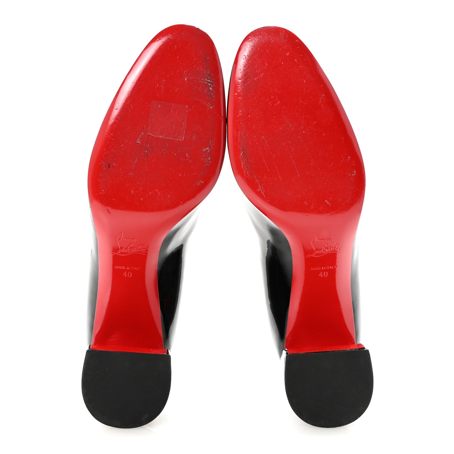 Christian Louboutin Patent Calfskin Miss Sab 55 Pumps 40 Black 6 of 9