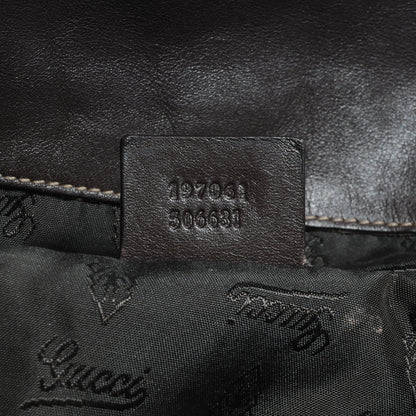 Gucci Crystal GG Medium Hysteria Tote Brown 7 of 8
