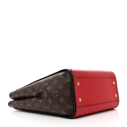 Louis Vuitton Calfskin Monogram Kimono Tote Cherry 4 of 13
