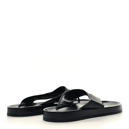 Louis Vuitton Monogram Eclipse Mens Mirabeau Thong Sandals 8.5 4 of 7
