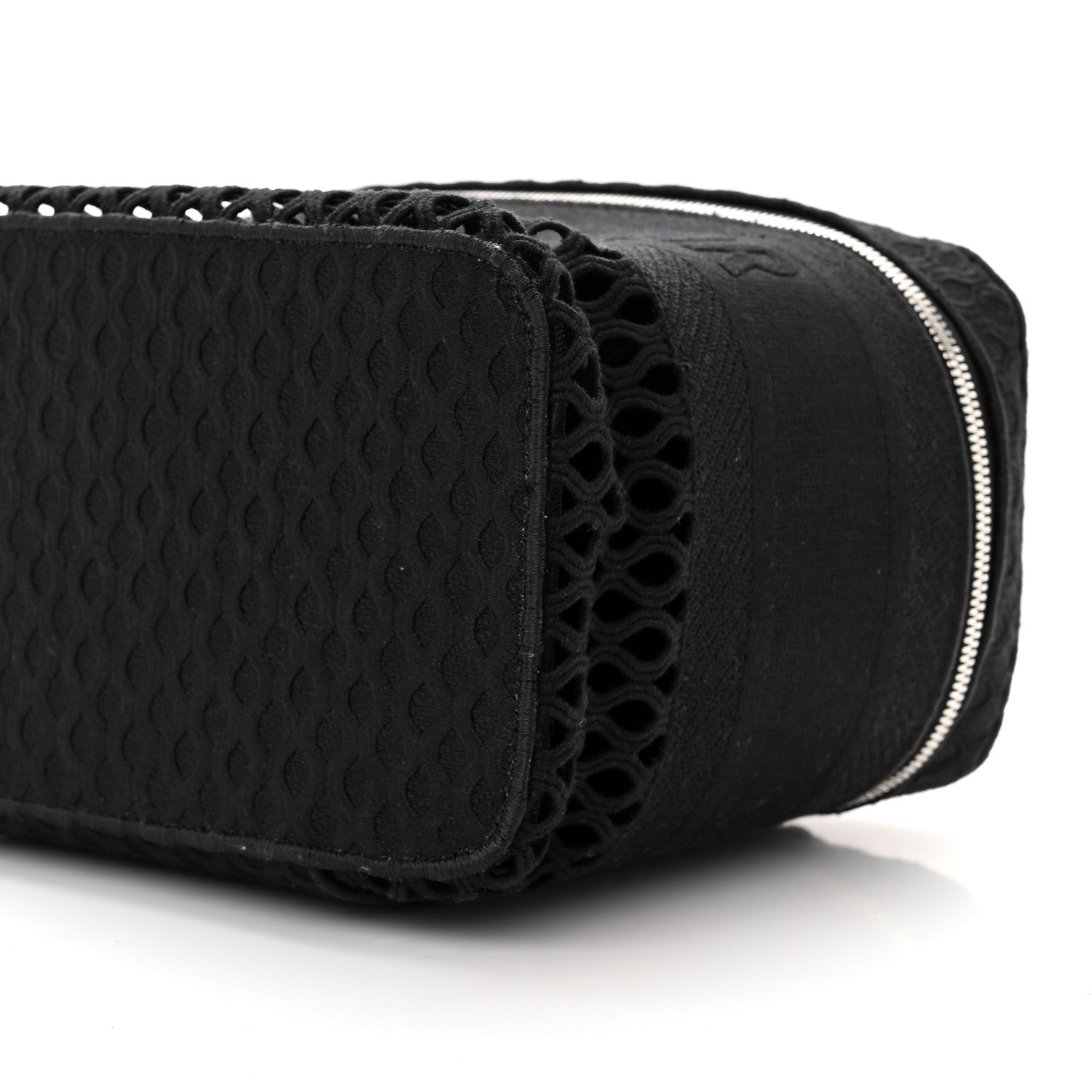 Christian Dior Mesh Embroidered Diortravel Vanity Case Black 9 of 9