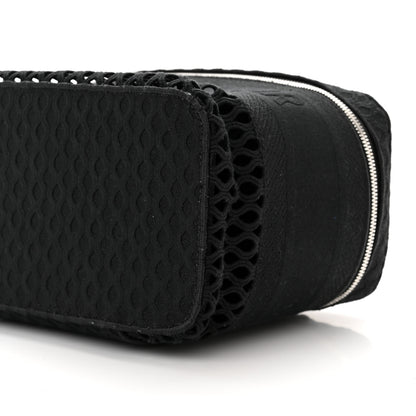 Christian Dior Mesh Embroidered Diortravel Vanity Case Black 9 of 9