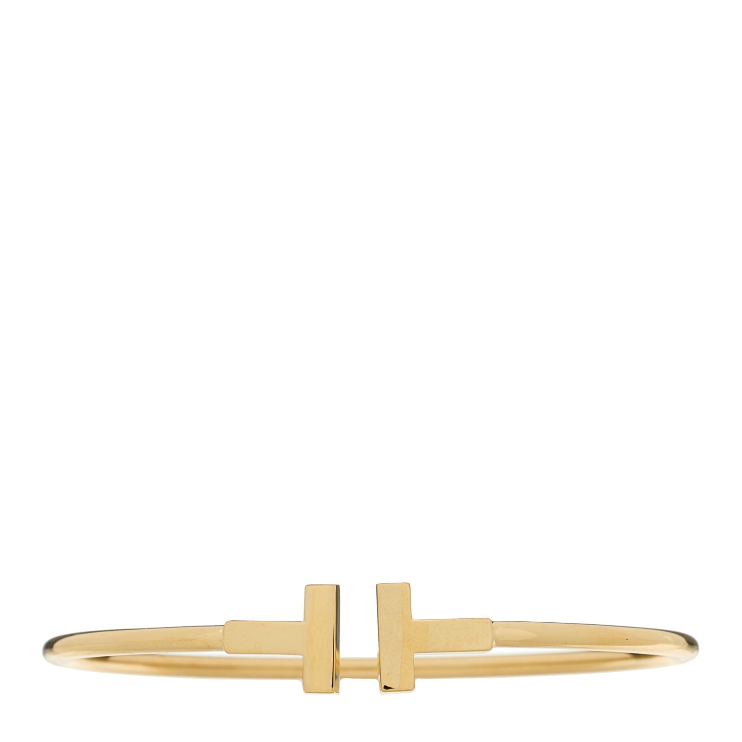 18K Yellow Gold T Wire Bracelet