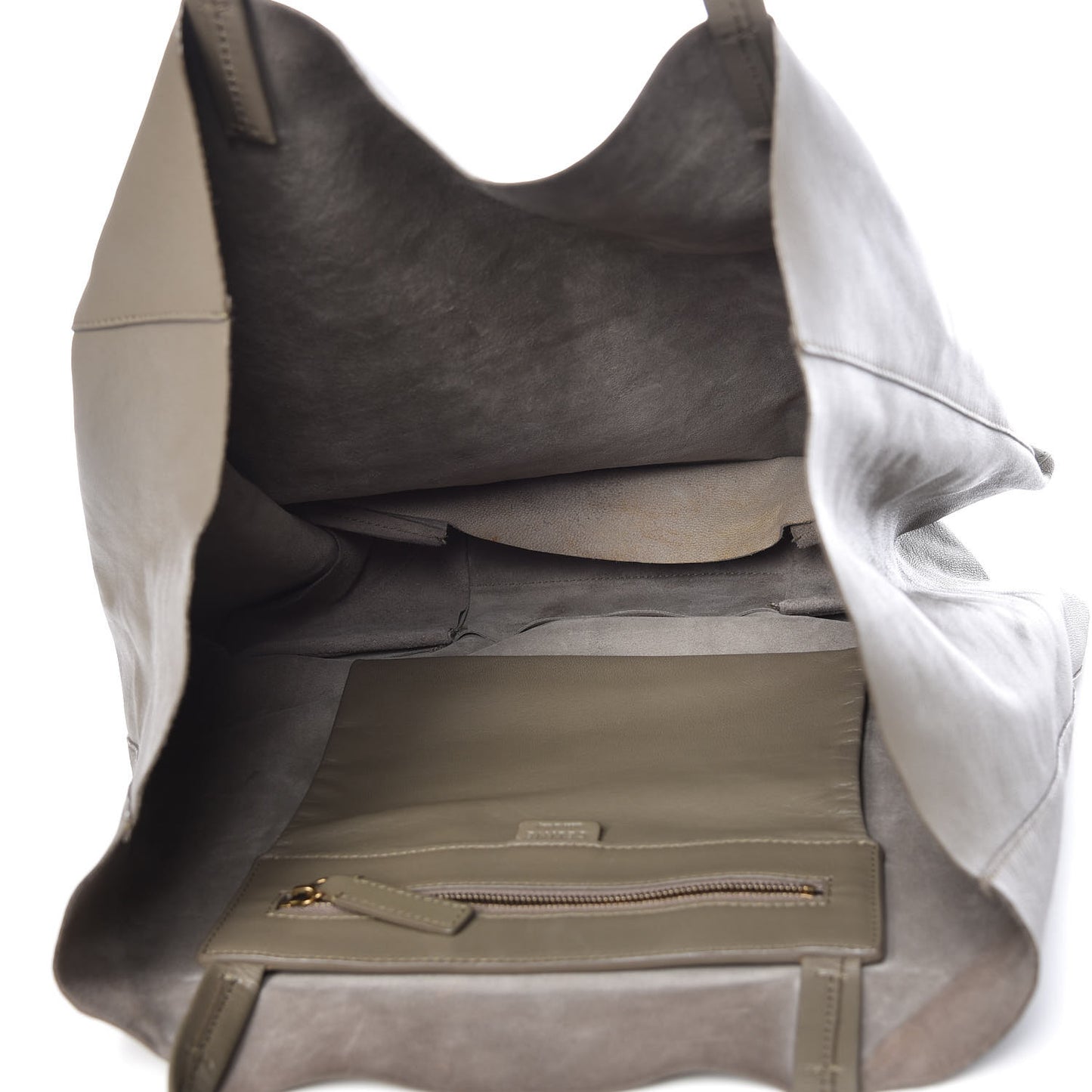 Lambskin Horizontal Cabas Grey