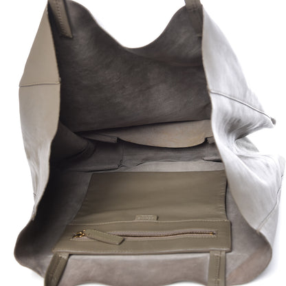 Celine Lambskin Horizontal Cabas Grey 5 of 13
