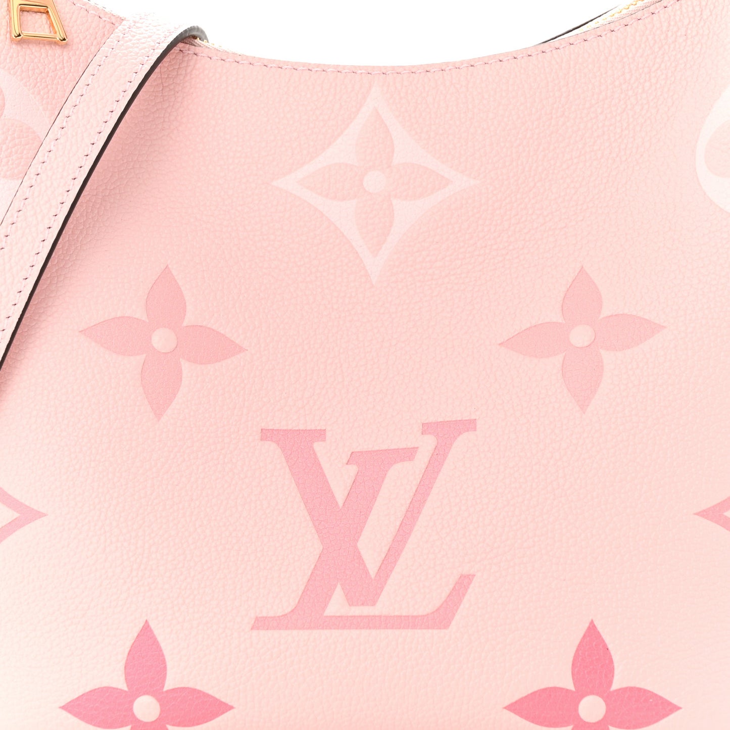 Empreinte Monogram Giant By The Pool Marshmallow Hobo PM Bouton De Rose