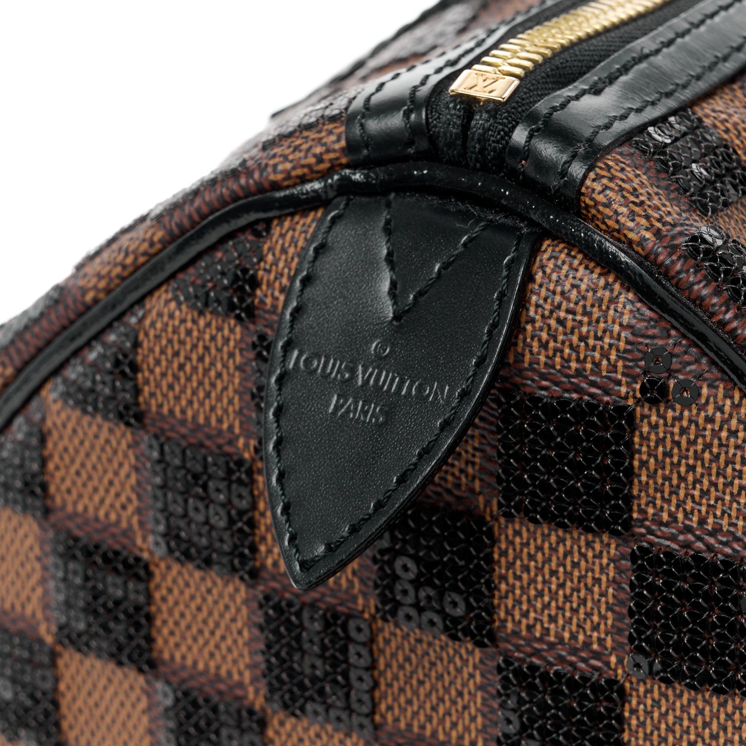 Louis Vuitton Damier Paillettes Speedy 30 Black 9 of 15