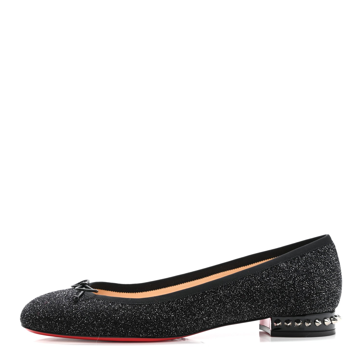 Christian Louboutin Lurex La Massine Flats 40.5 Black 1 of 10