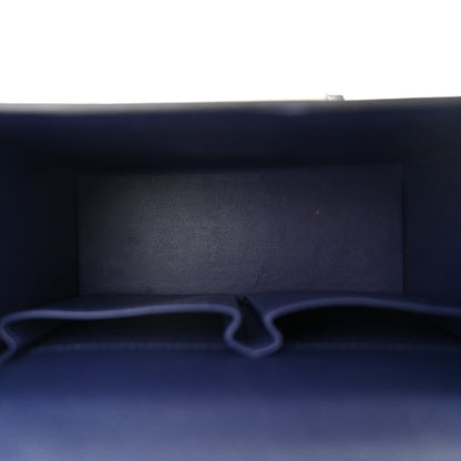 Hermes Chevre Mysore Cinhetic Boxy Top Handle Bag Blue Encre 5 of 11