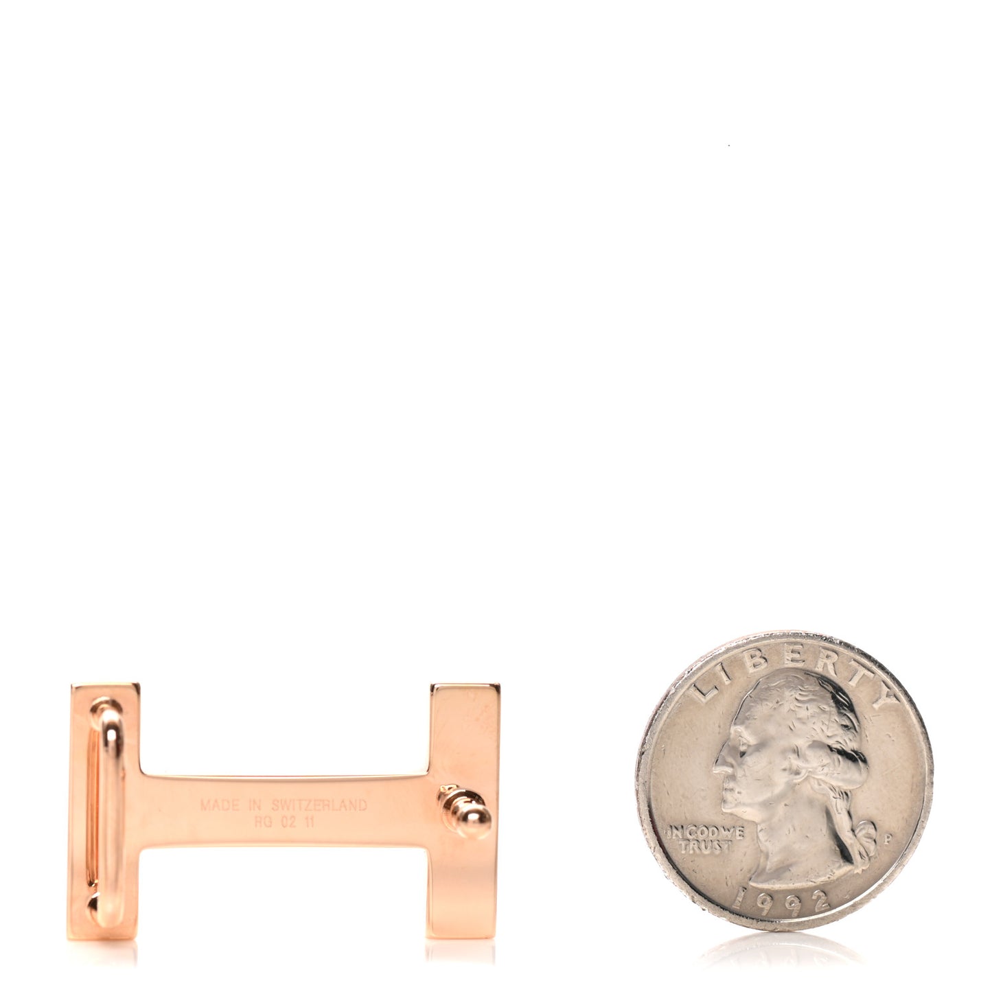 Focus 13mm Belt Buckle Gold