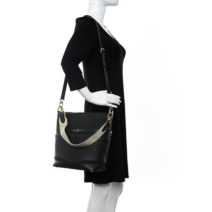 Louis Vuitton Calfskin Cruiser GM Black 2 of 10