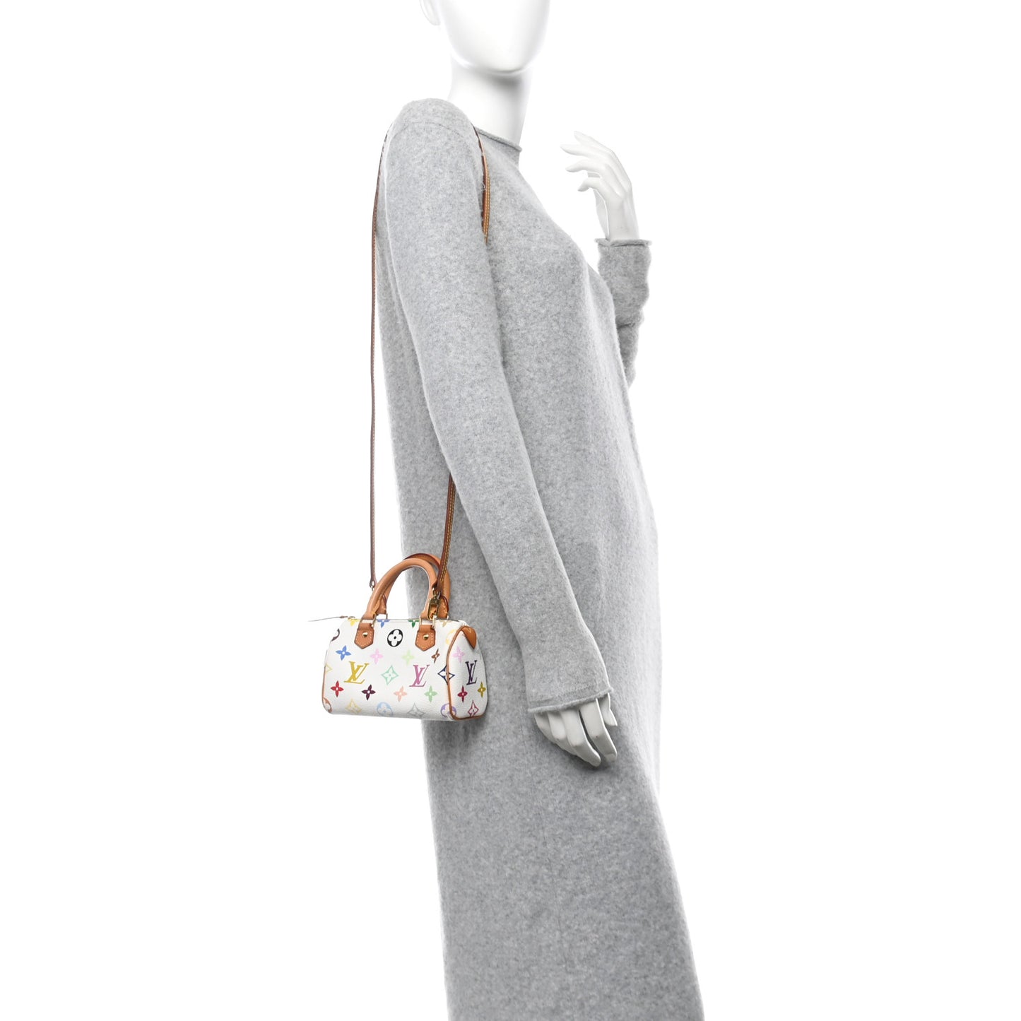 Monogram Multicolor Mini Sac HL Speedy White