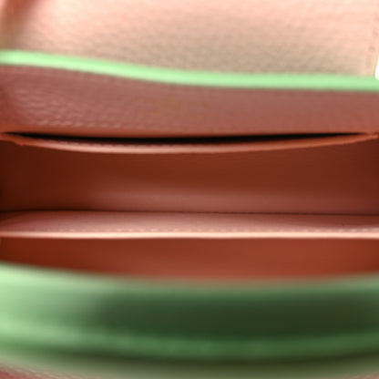 Louis Vuitton Taurillon Mini Capucines Vert Pomme 6 of 11