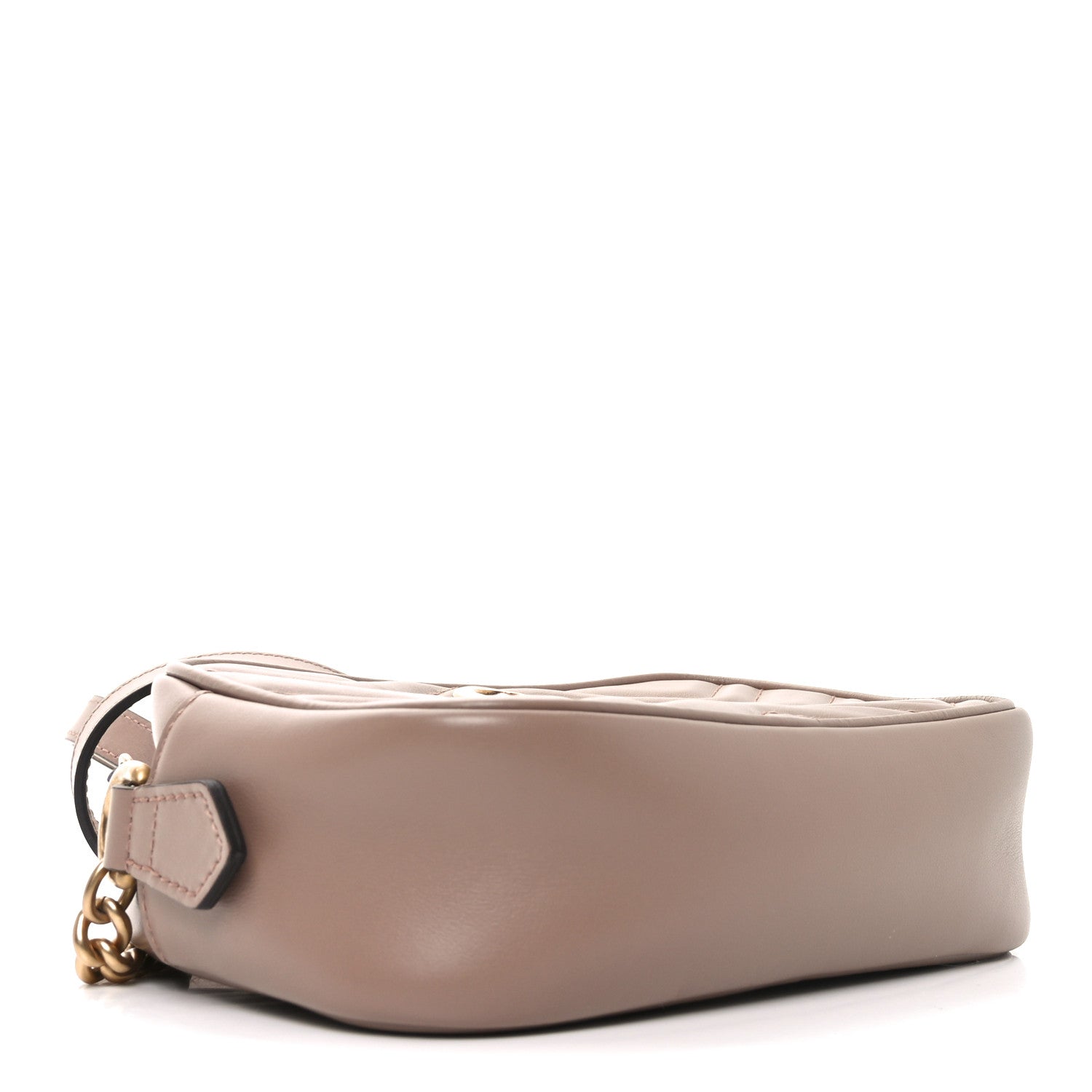 Gucci Calfskin Matelasse Mini GG Marmont Chain Shoulder Bag Porcelain Rose 4 of 11