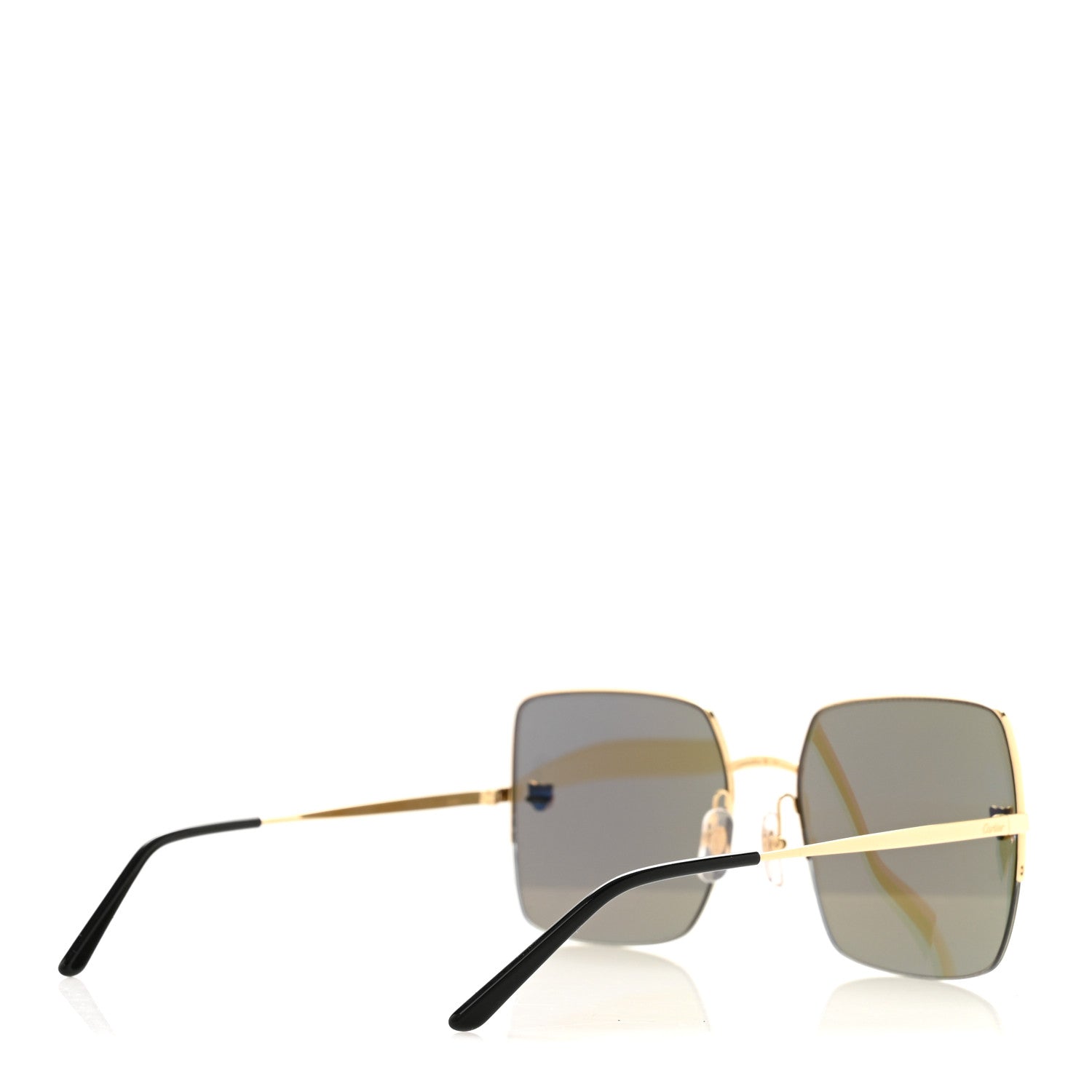 Cartier Panthere De Cartier Sunglasses CT0121S  Gold 4 of 7