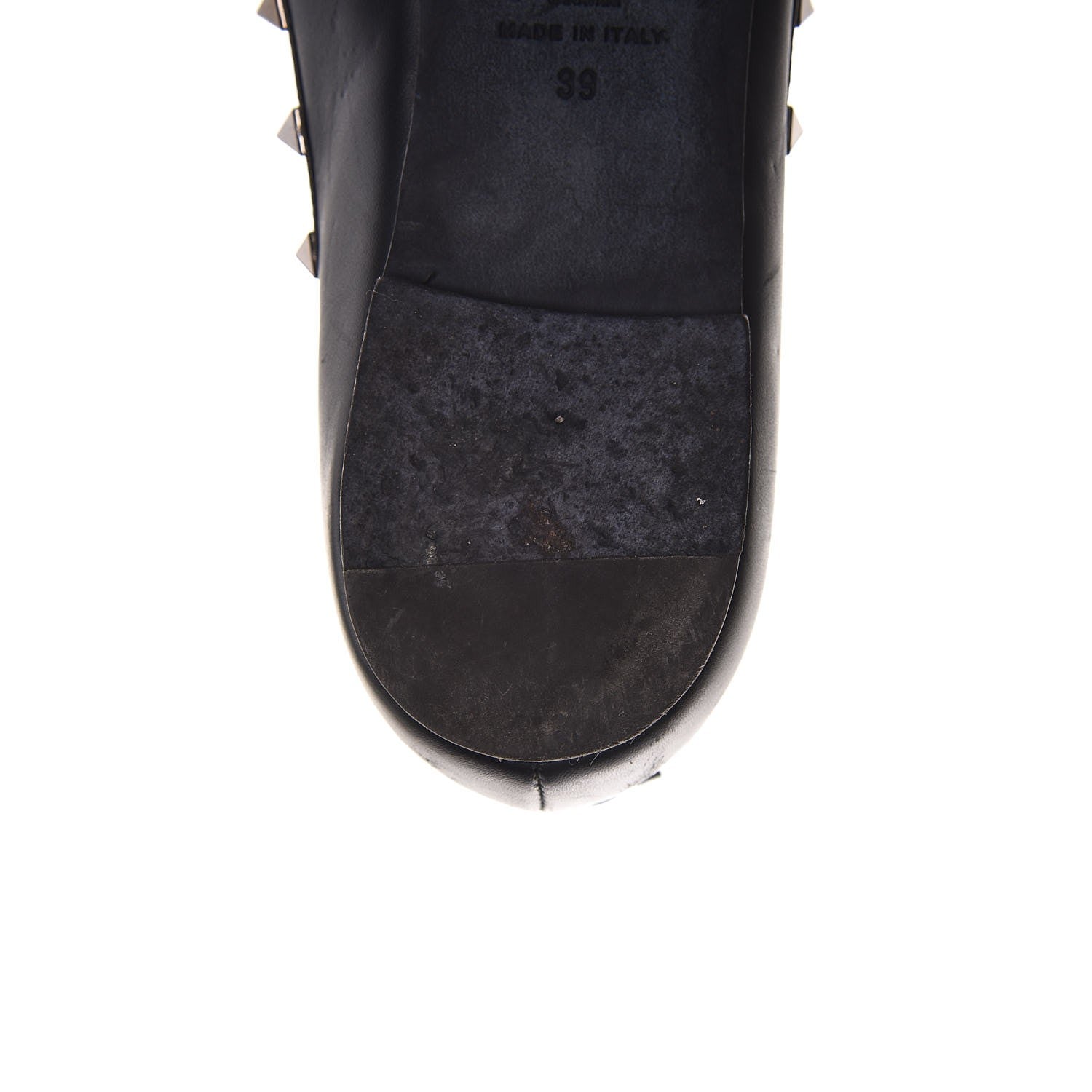 Valentino Garavani Nappa Rockstud Cage Ballerina Flats 39 Black 10 of 14