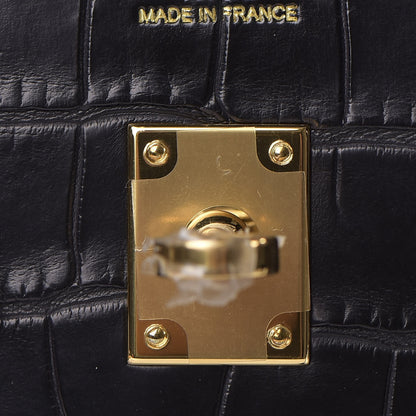 Hermes Matte Alligator Birkin 25 Black 22 of 32