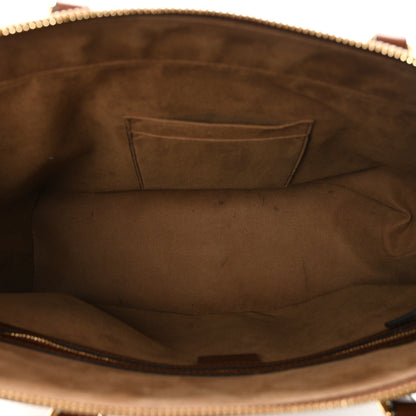 Gucci GG Supreme Monogram Medium Zippered Bucket Tote Beige Tuscany 5 of 10