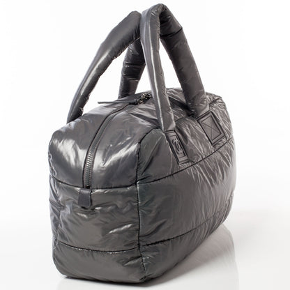 Chanel Nylon Coco Cocoon Tote Grey 5 of 10