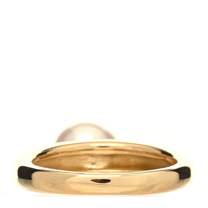 Mikimoto 18K Yellow Gold Pearl 7.5mm Ring 48 4.5 3 of 4