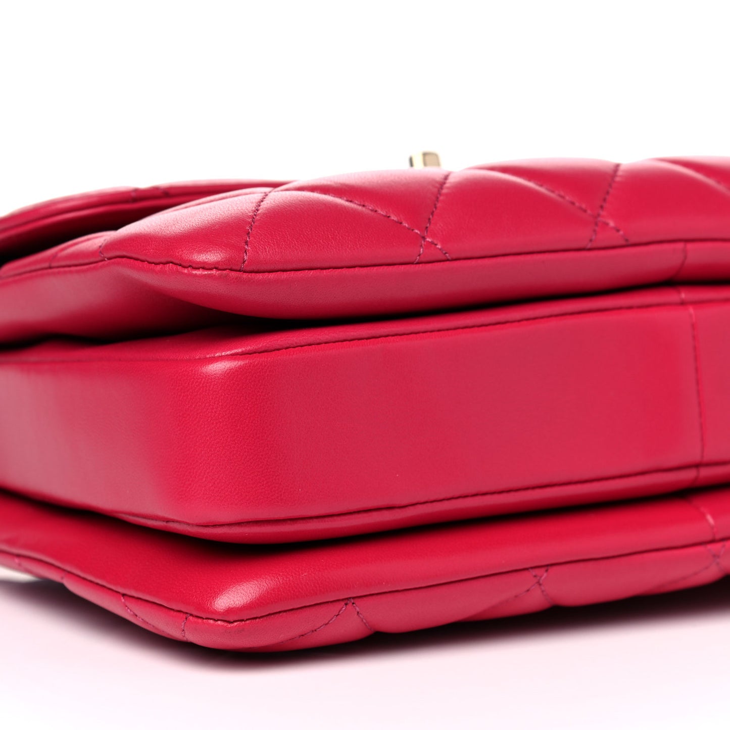 Lambskin Quilted Small Trendy CC Flap Dual Handle Bag Pink