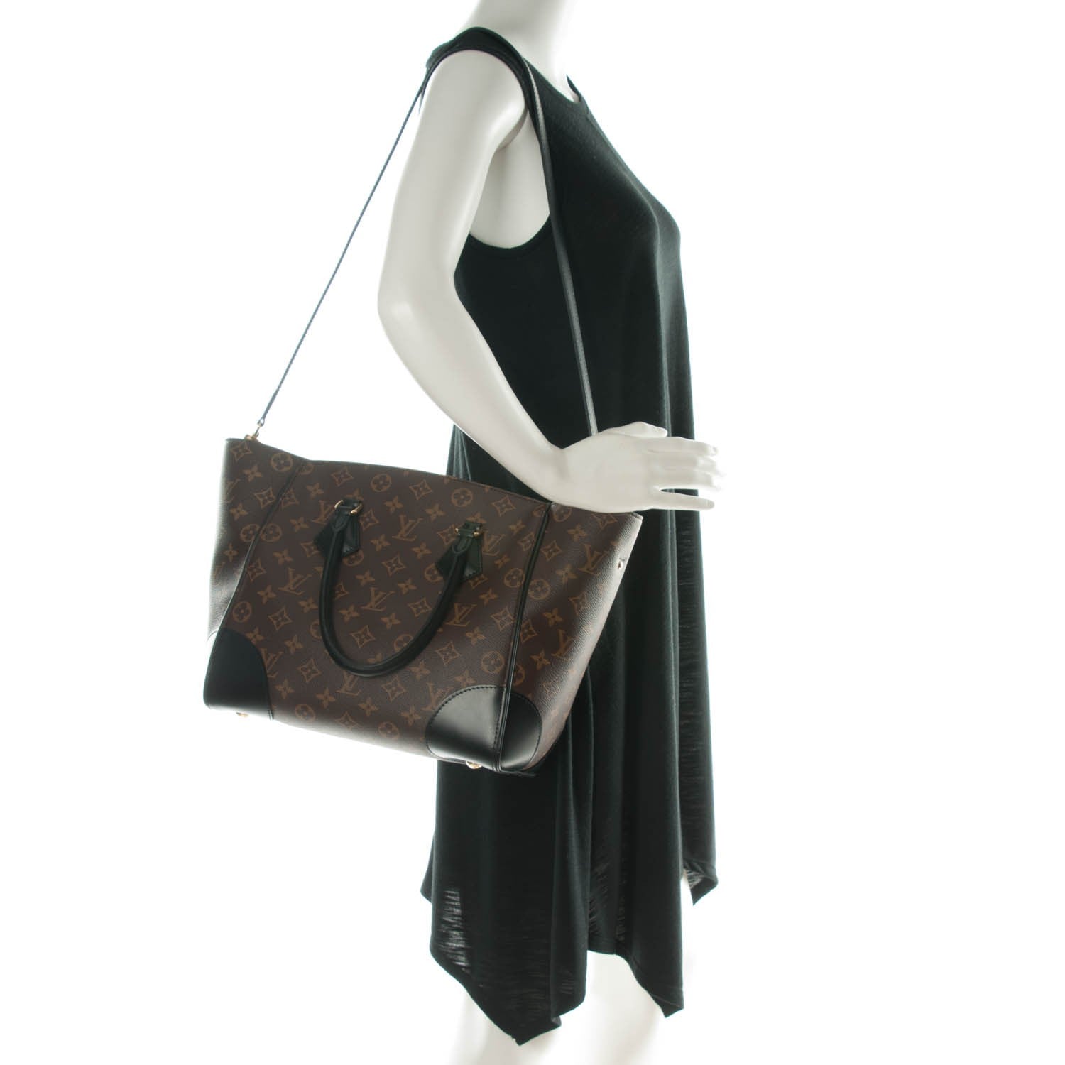 Louis Vuitton Monogram Phenix MM Black 2 of 7