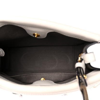 Fendi Vitello Grace Matte Small Flip Tote White Ice 7 of 15