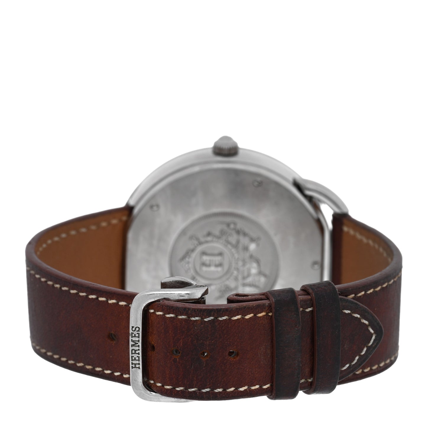 Stainless Steel Barenia 41.5mm Arceau Automatic Watch Fauve
