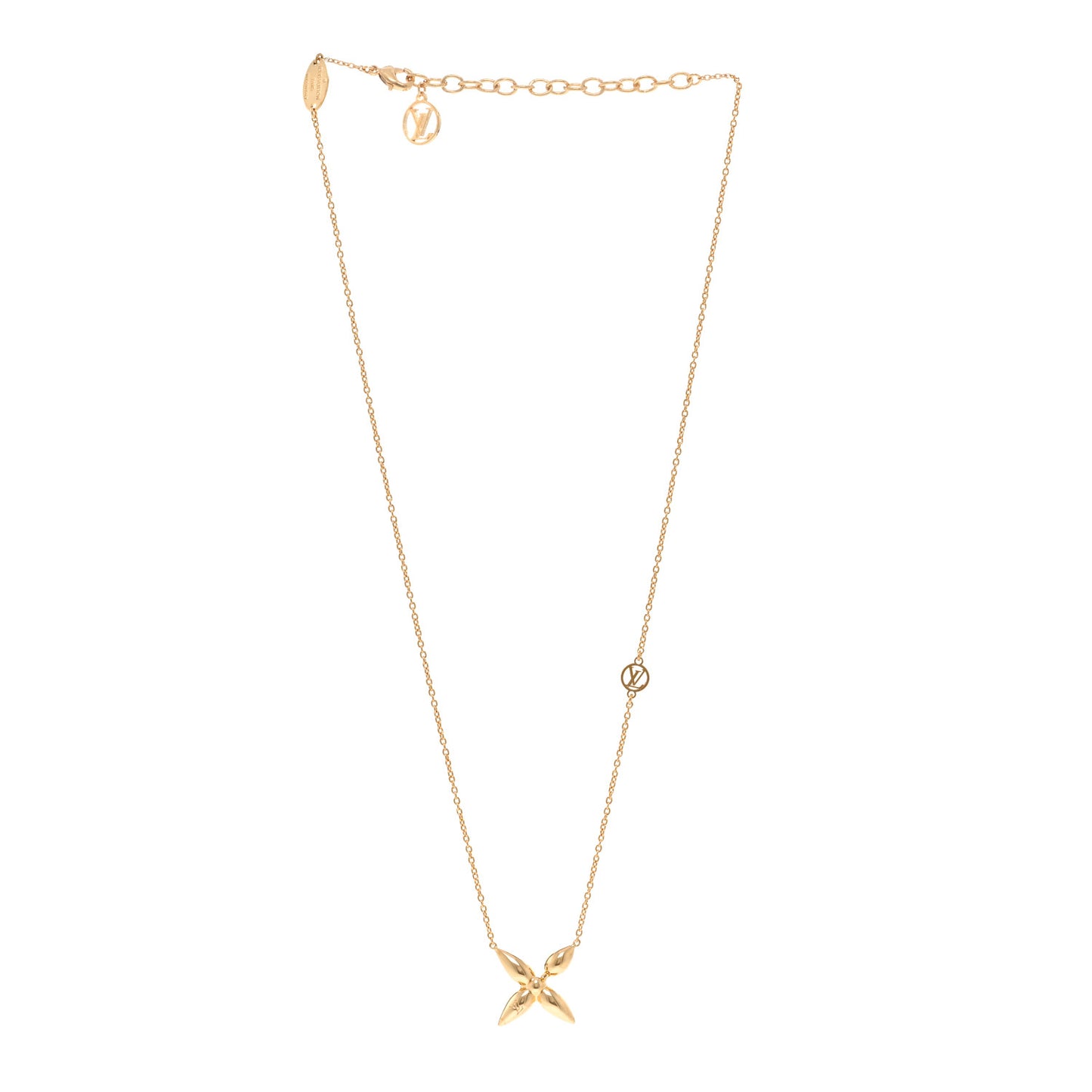 Metal Louisette Necklace Gold