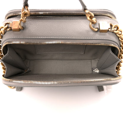 Chanel Caviar Quilted Small Camera Case Grey 5 of 13