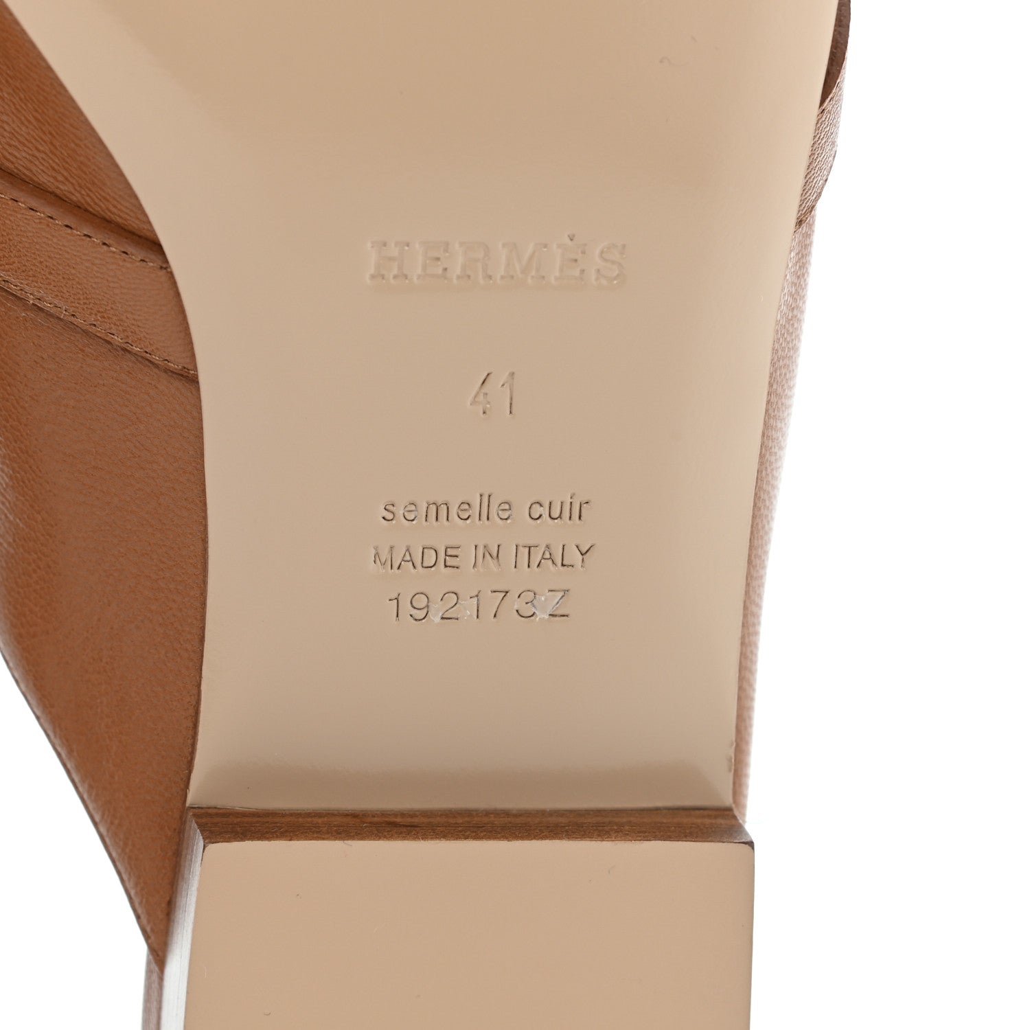 Hermes Goatskin Oz Mules 41 Palissandre 7 of 8