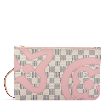 Louis Vuitton Damier Azur Tahitienne Neverfull MM GM Pochette 1 of 8