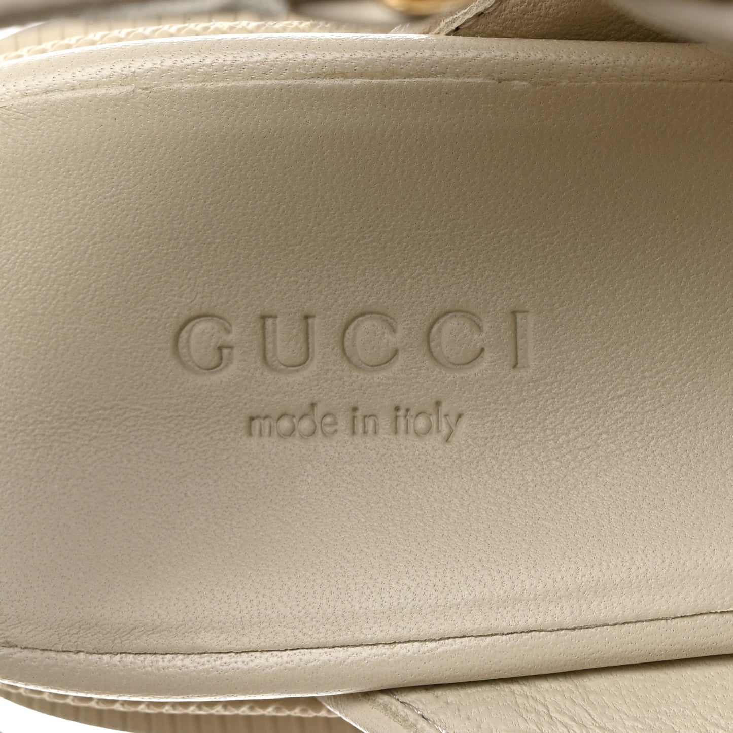 Monogram Granada Kid Trip 40/72mm Lug Sole Sandals 39 Beige Ebony Mystic White