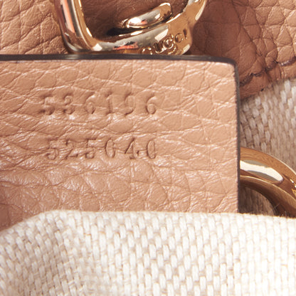 Gucci Pebbled Calfskin Medium Soho Chain Shoulder Bag Camelia 8 of 8