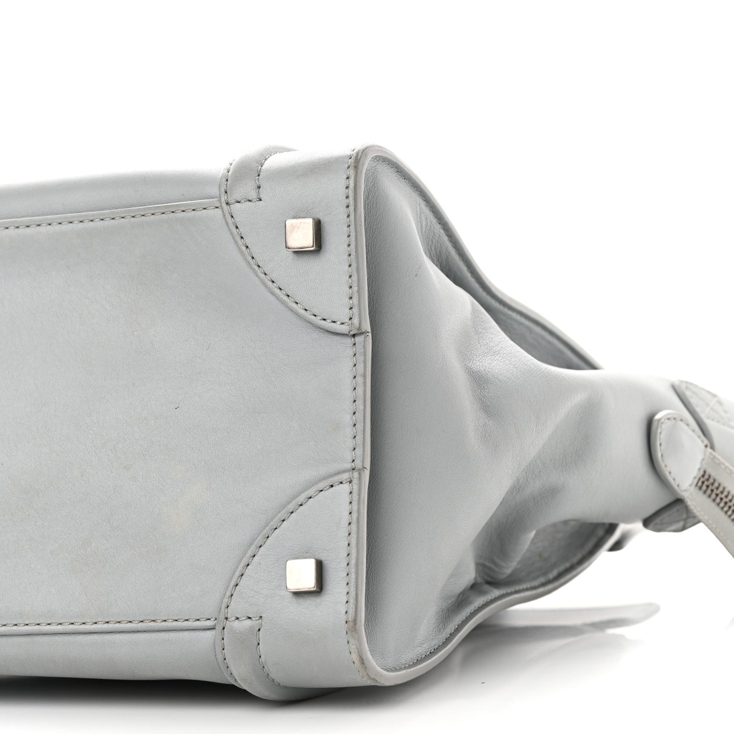 Smooth Calfskin Mini Luggage Sky Blue