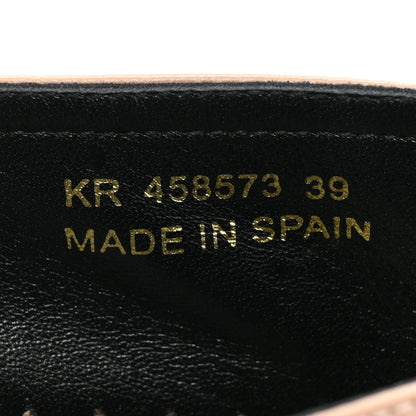 Saint Laurent Lambskin Monogram Espadrilles 39 Nude 8 of 10