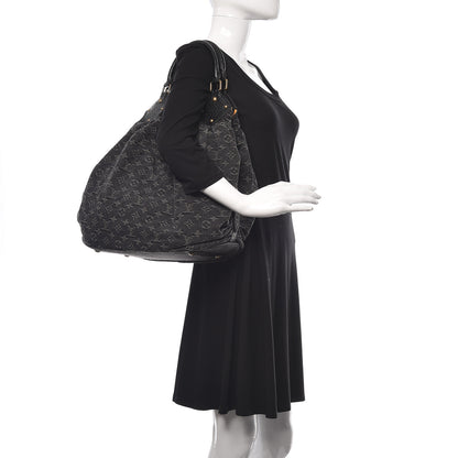 Louis Vuitton Denim Mahina XL Black 2 of 9