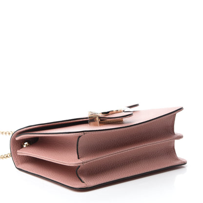 Gucci Dollar Calfskin Small Interlocking G Shoulder Bag Soft Pink 4 of 10