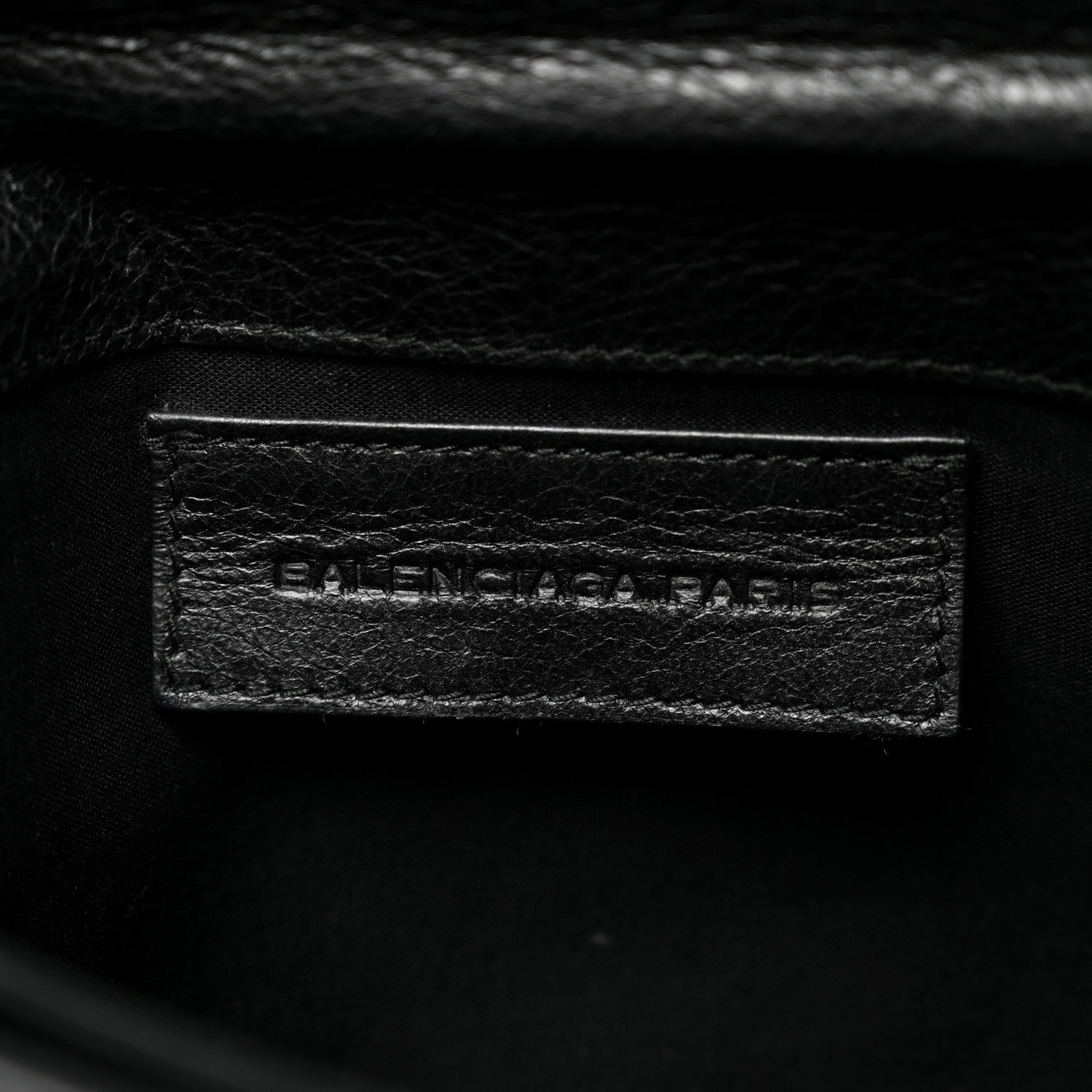 Balenciaga Agneau Giant 12 Rose Gold Hardware Envelope Clutch Black 6 of 8