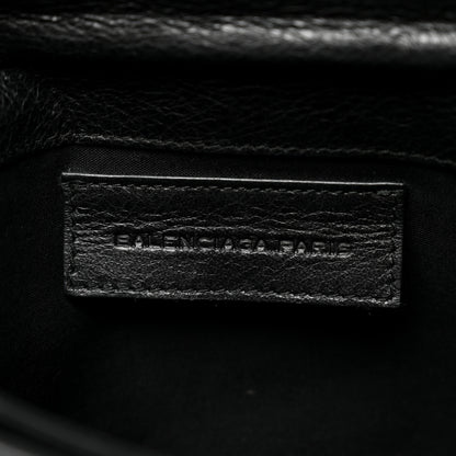 Balenciaga Agneau Giant 12 Rose Gold Hardware Envelope Clutch Black 6 of 8