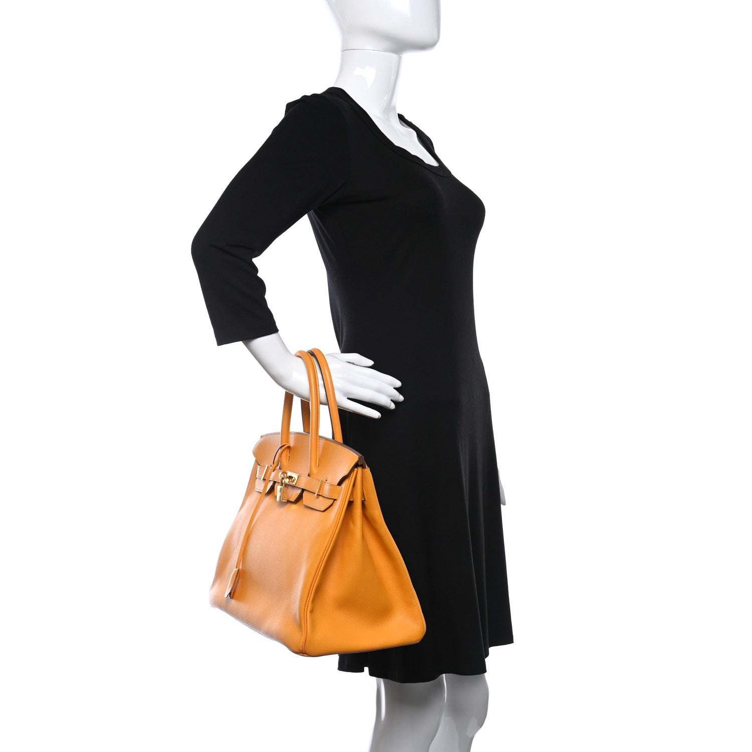 Hermes Epsom Birkin 35 Jaune D'Or 2 of 26