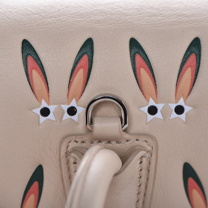 MCM Lambskin Star Eyed Bunny Mini Milla Tote Natural 22 of 27