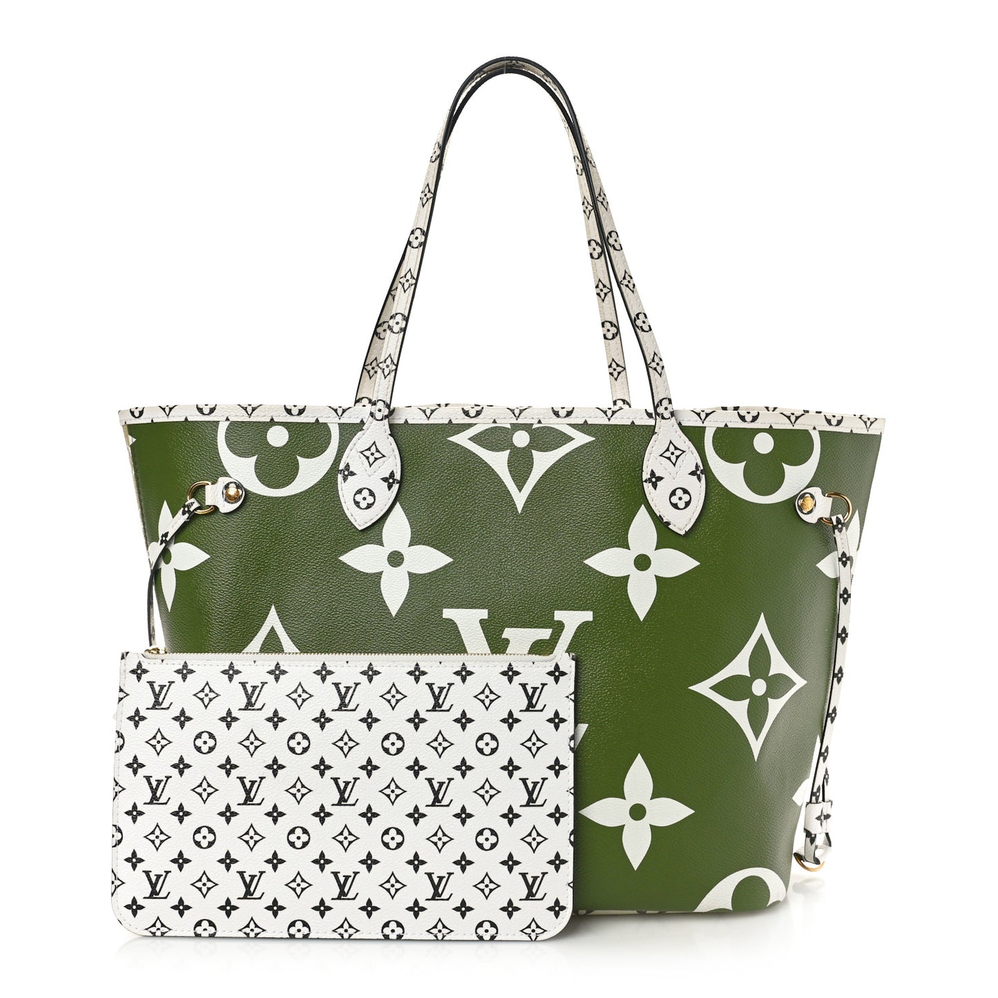 Monogram Giant Neverfull MM Kaki
