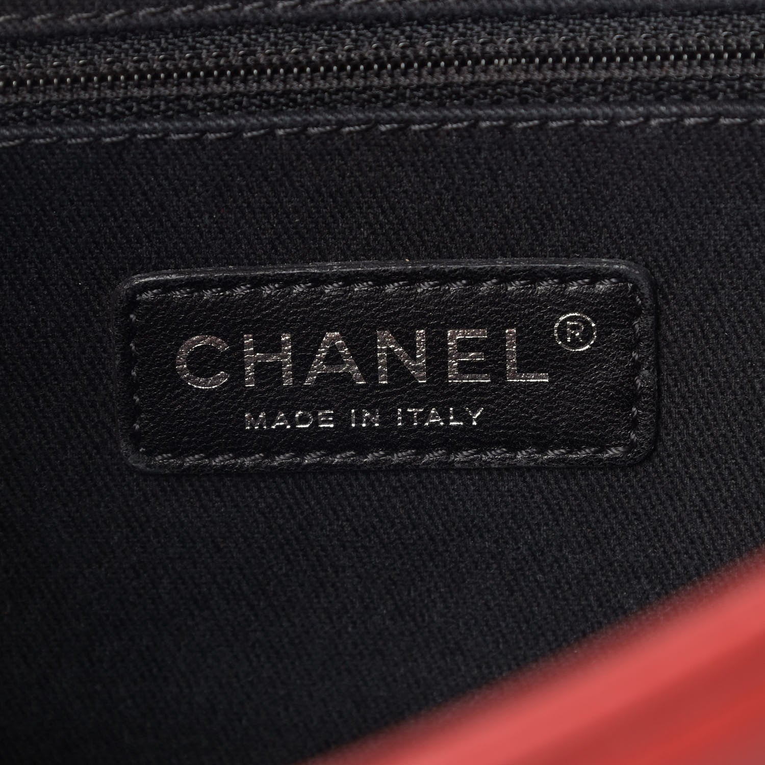 Chanel Washed Lambskin Jumbo Take Away Flap Red 7 of 9