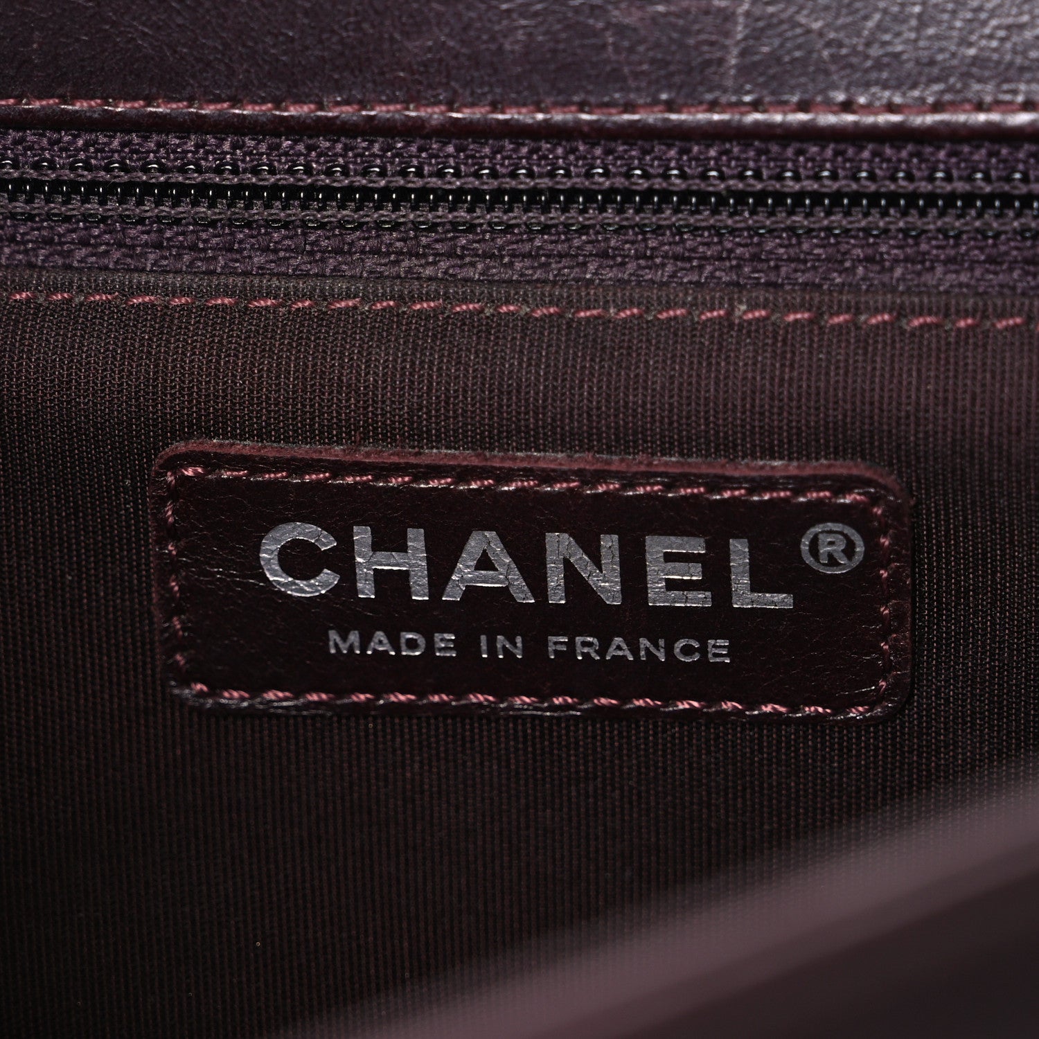 Chanel Goatskin Quilted New Medium Boy Handle Flap Burgundy 6 of 10