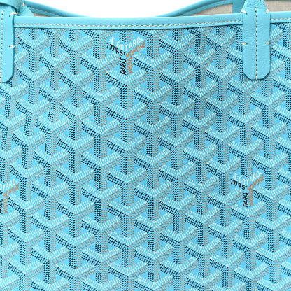 Goyard Goyardine Saint Louis GM Balise Beach Towel Set Turquoise 9 of 11