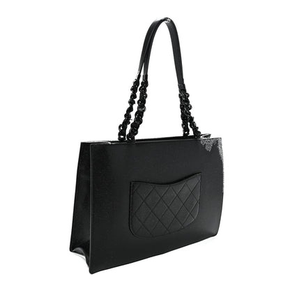 Chanel Caviar Quilted My Everything Large Shopping Tote Black 3 of 10