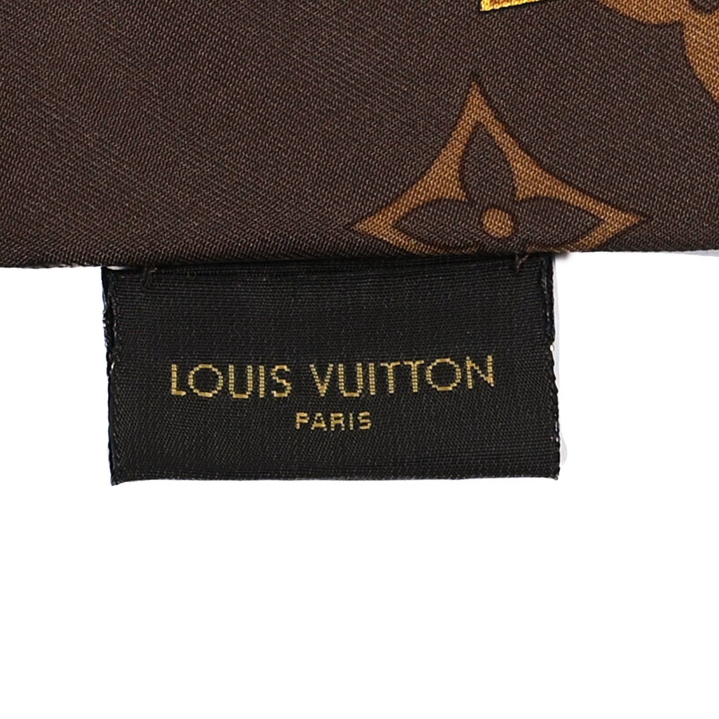 Silk Monogram Confidential Bandeau Brown