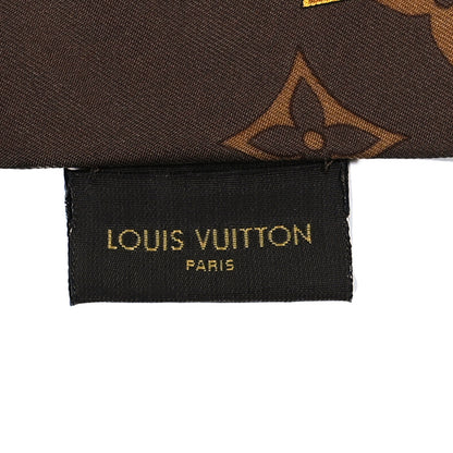 Louis Vuitton Silk Monogram Confidential Bandeau Brown 3 of 3