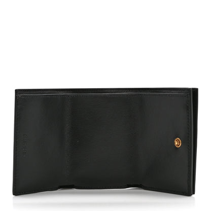 Balenciaga Calfskin Tri-Fold Wallet Black 5 of 9